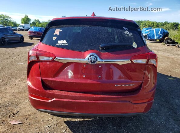 LRBFXCSA2KD108126 2019 BUICK ENVISION Burgundy Հետևի տեսք