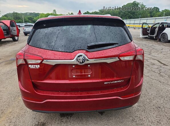 LRBFXCSA3LD157689 2020 BUICK ENVISION Red Հետևի տեսք