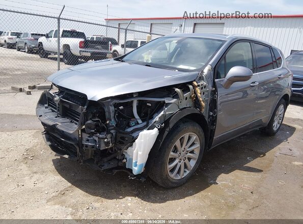 LRBFXCSA4KD011493 2019 BUICK ENVISION Gray Vista tres cuartos delantera izquierda