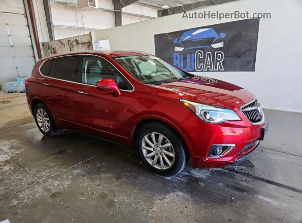 LRBFXCSA4KD095055 2019 BUICK ENVISION Maroon Front right
