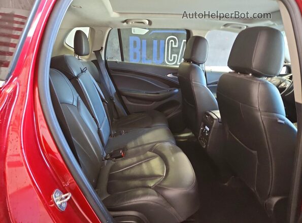 LRBFXCSA4KD095055 2019 BUICK ENVISION Maroon Rear interior view