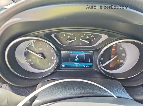 LRBFXCSA4LD179247 2020 BUICK ENVISION Blue Instrument cluster view
