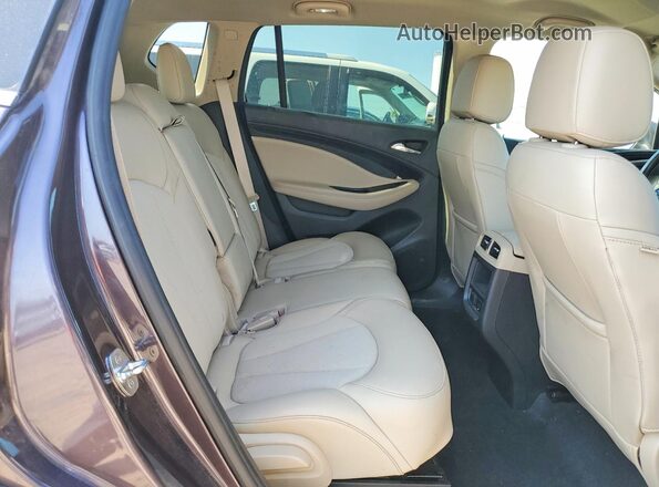 LRBFXCSA5HD049890 2017 BUICK ENVISION Brown Vista interior trasera
