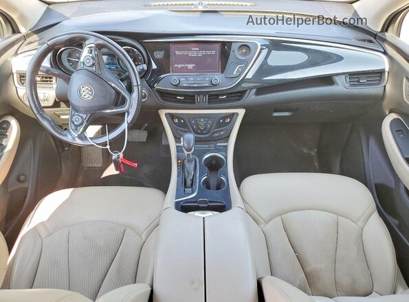 LRBFXCSA5HD049890 2017 BUICK ENVISION Brown Vista del salpicadero