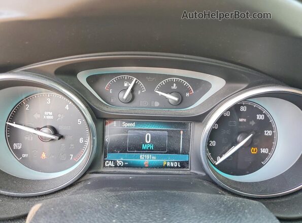 LRBFXCSA5HD049890 2017 BUICK ENVISION Brown Vista del cuadro de instrumentos