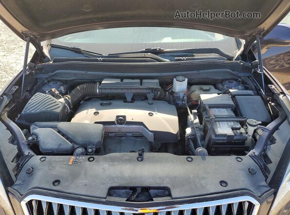 LRBFXCSA5HD049890 2017 BUICK ENVISION Brown Vista del compartimento del motor