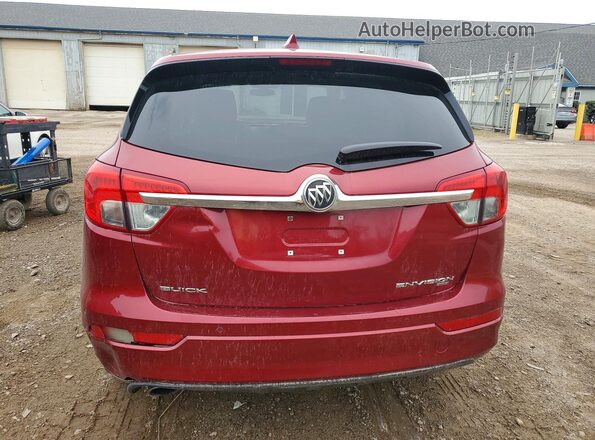 LRBFXCSA5HD142621 2017 BUICK ENVISION Red Հետևի տեսք