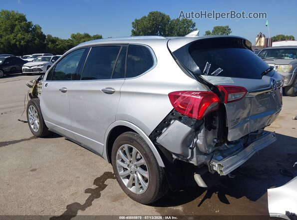 LRBFXCSA5KD039366 2019 BUICK ENVISION Silver Trasero izquierdo