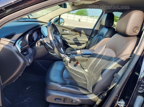 LRBFXCSA5KD141525 2019 BUICK ENVISION Черный Вид салона спереди