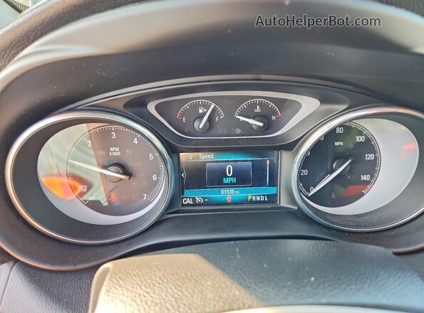 LRBFXCSA5KD141525 2019 BUICK ENVISION Черный Вид щитка приборов