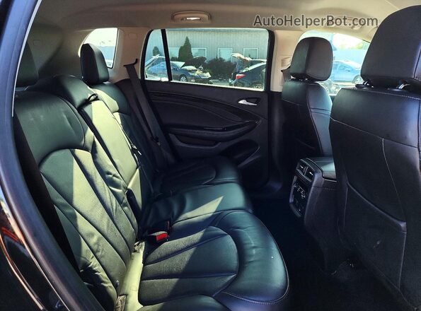 LRBFXCSA5KD141525 2019 BUICK ENVISION Черный Вид задней части салона