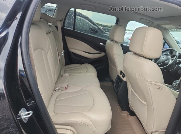LRBFXCSA5LD228925 2020 BUICK ENVISION Black Vista interior trasera
