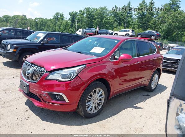 LRBFXCSA6HD121583 2017 BUICK ENVISION Красный Передняя левая четверть