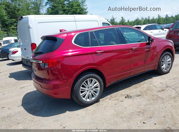 LRBFXCSA6HD121583 2017 BUICK ENVISION Красный Задняя правая четверть