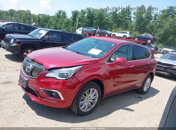 LRBFXCSA6HD121583 2017 BUICK ENVISION Красный Панорамный вид салона 360°