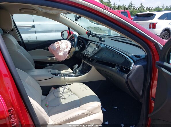 LRBFXCSA6HD121583 2017 BUICK ENVISION Красный Вид салона спереди