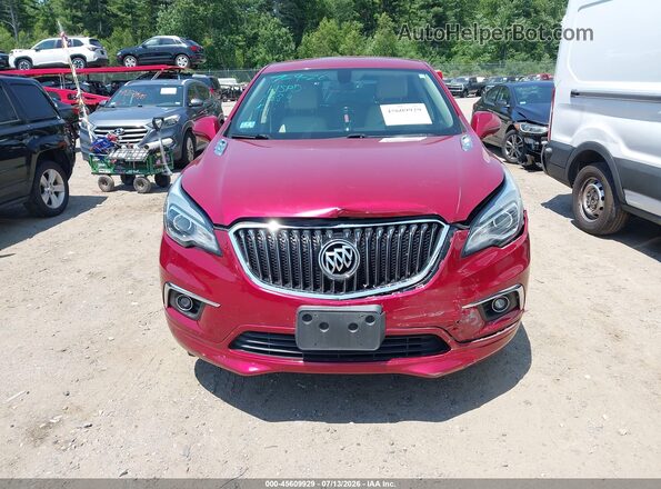LRBFXCSA6HD121583 2017 BUICK ENVISION Красный Вид щитка приборов