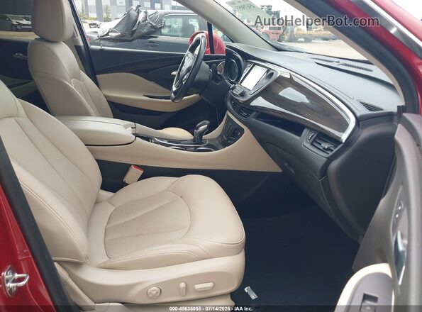 LRBFXCSA6KD125124 2019 BUICK ENVISION Red Սալոնի դիմացի տեսք