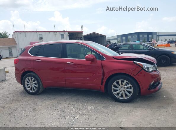 LRBFXCSA6KD125124 2019 BUICK ENVISION Red Սալոնի հետևի տեսք