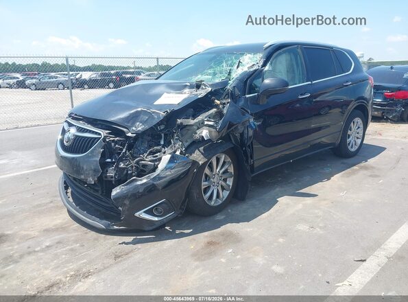 LRBFXCSA6LD080347 2020 BUICK ENVISION Черный Передняя левая четверть