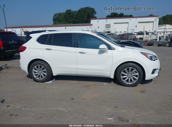 LRBFXCSA7LD016172 2020 BUICK ENVISION White უკანა სალონის ხედი