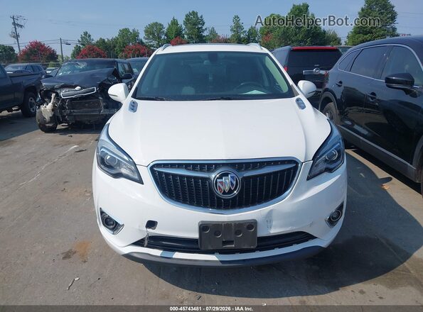 LRBFXCSA7LD016172 2020 BUICK ENVISION White ხელსაწყოთა პანელის ხედი