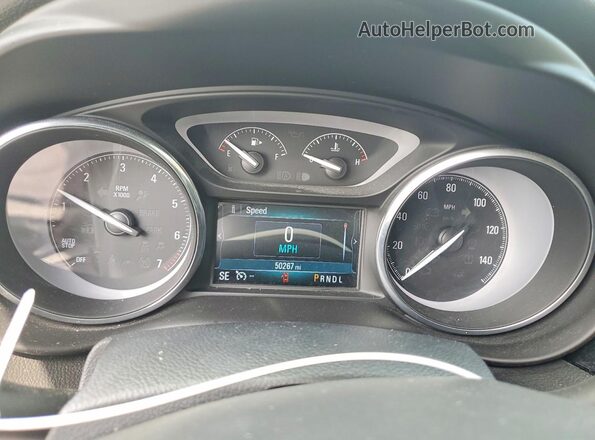 LRBFXCSA7LD060978 2020 BUICK ENVISION Black Вид щитка приладів