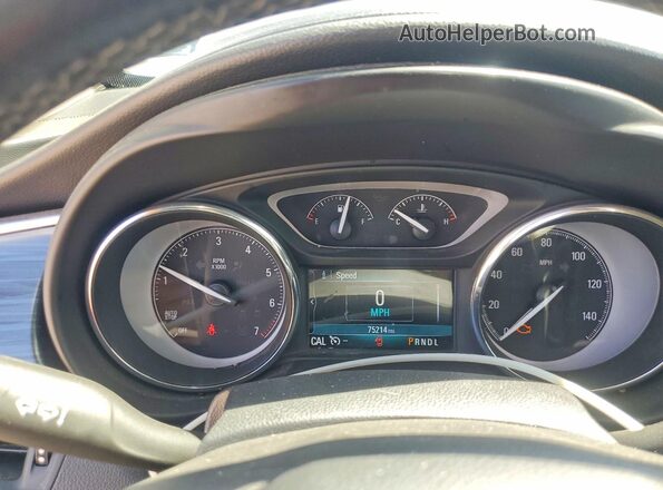 LRBFXCSA7LD113193 2020 BUICK ENVISION Gray Instrument cluster view