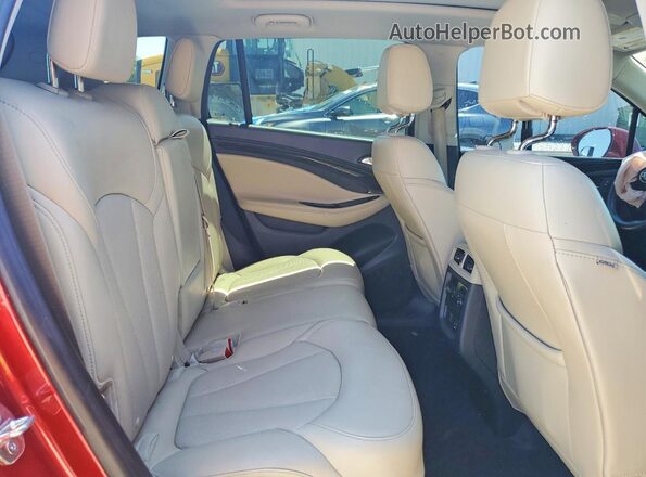 LRBFXCSA8KD060535 2019 BUICK ENVISION Red Вид задньої частини салону