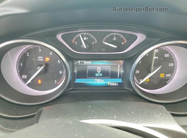 LRBFXCSA8KD060535 2019 BUICK ENVISION Red Вид щитка приладів
