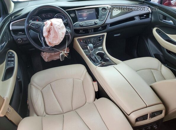 LRBFXCSA8KD060535 2019 BUICK ENVISION Red Вид панелі приладів