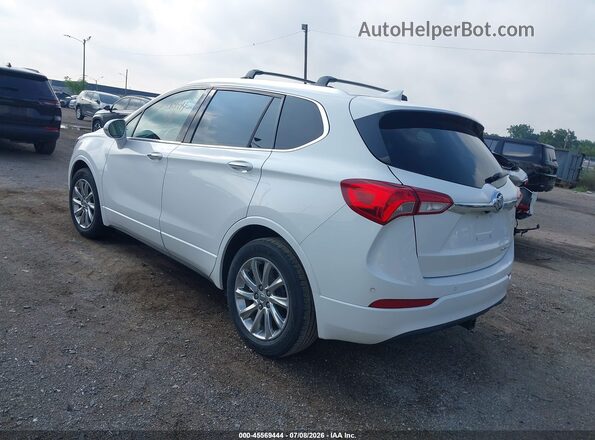 LRBFXCSA9KD009898 2019 BUICK ENVISION White Trasero izquierdo