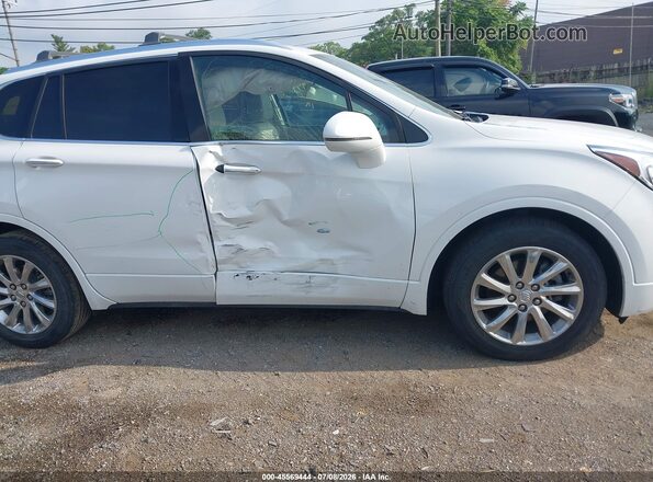 LRBFXCSA9KD009898 2019 BUICK ENVISION White Vista interior trasera