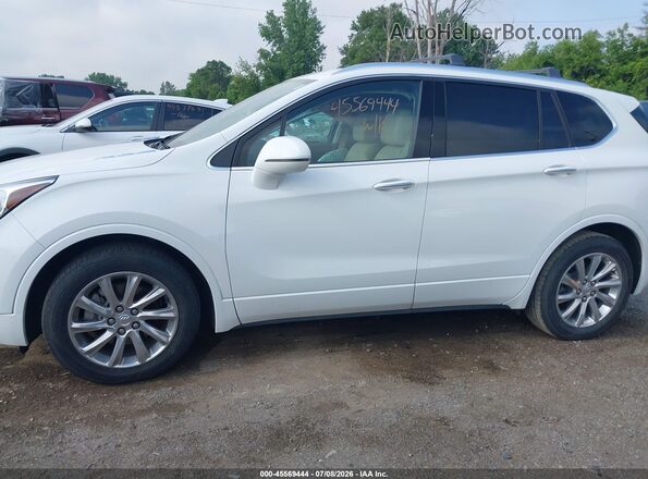 LRBFXCSA9KD009898 2019 BUICK ENVISION White Vista interior de 360 grados