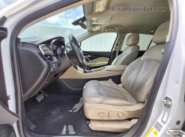 LRBFXCSA9KD020741 2019 BUICK ENVISION White Widok wnętrza z przodu