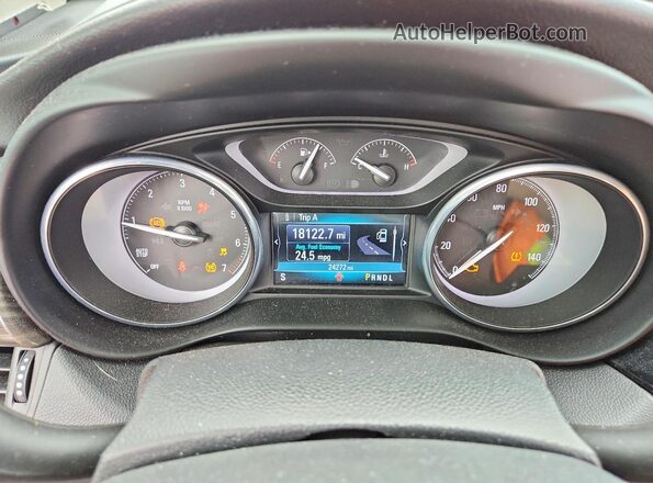 LRBFXCSA9KD061189 2019 BUICK ENVISION Red Սարքավորումների վահանակի տեսք