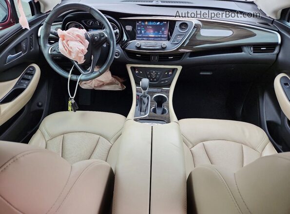 LRBFXCSA9KD061189 2019 BUICK ENVISION Red Առջևի վահանակի տեսք