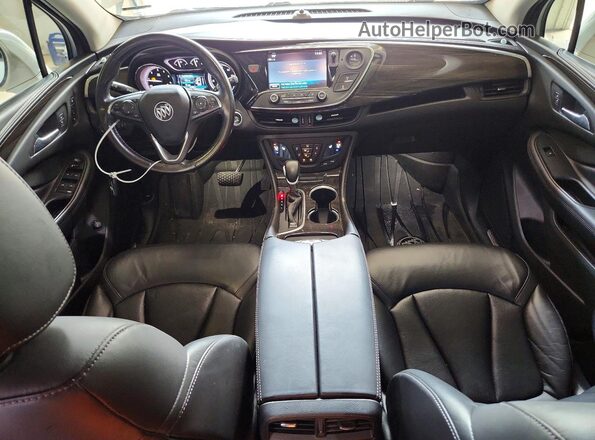 LRBFXCSAXKD142735 2019 BUICK ENVISION White Dashboard view