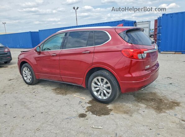 LRBFXDSA1HD012874 2017 BUICK ENVISION Red Rear left