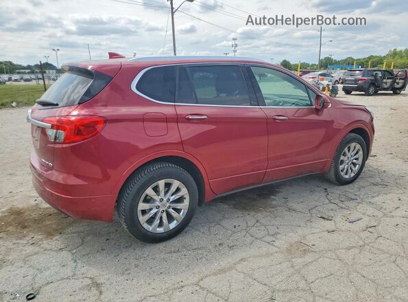 LRBFXDSA1HD012874 2017 BUICK ENVISION Red Rear right