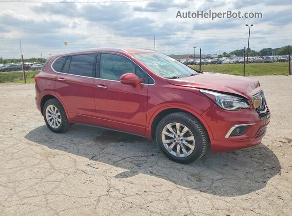 LRBFXDSA1HD012874 2017 BUICK ENVISION Red Front right