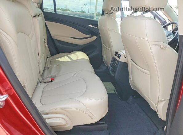 LRBFXDSA1HD012874 2017 BUICK ENVISION Red Rear interior view