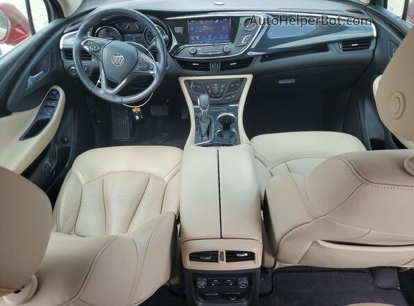 LRBFXDSA1HD012874 2017 BUICK ENVISION Red Dashboard view