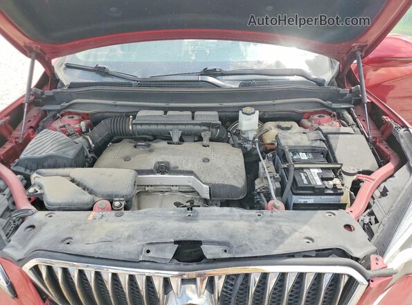LRBFXDSA1HD012874 2017 BUICK ENVISION Red Engine compartment view