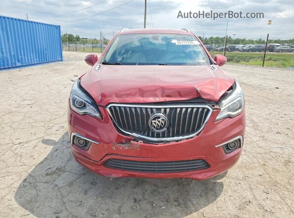 LRBFXDSA1HD012874 2017 BUICK ENVISION Red Front view