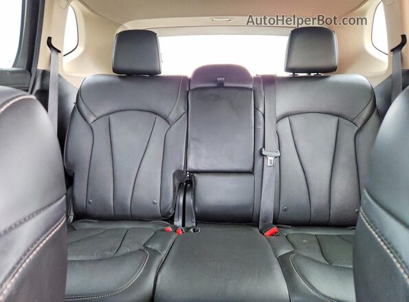 LRBFXDSA1HD013197 2017 BUICK ENVISION Black Vista de los asientos traseros