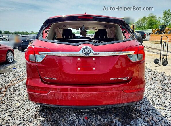 LRBFXDSA1HD031473 2017 BUICK ENVISION Burgundy Հետևի տեսք