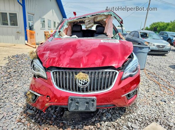 LRBFXDSA1HD031473 2017 BUICK ENVISION Burgundy Դիմացի տեսք