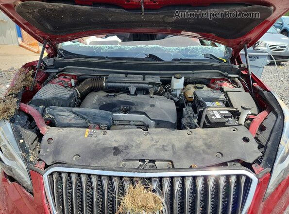 LRBFXDSA1HD031473 2017 BUICK ENVISION Burgundy Շարժիչի բաժամունքի տեսք