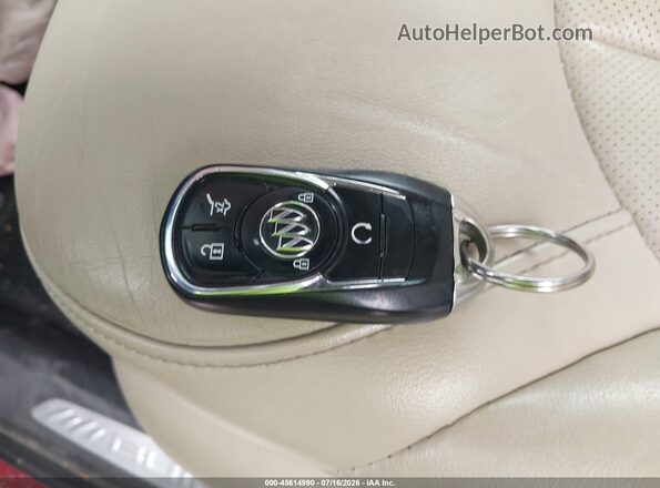 LRBFXDSA7HD063117 2017 BUICK ENVISION Red Առջևի վահանակի տեսք